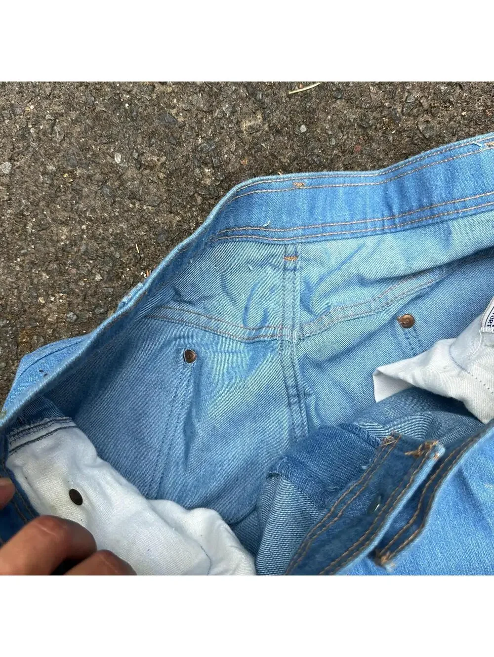 Levis VTG Orange Tab Jeans Mens 38x32 Blue 43415-4514 Fits 38x32 USA 35x31
